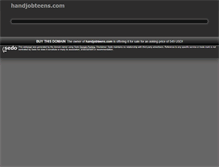 Tablet Screenshot of handjobteens.com